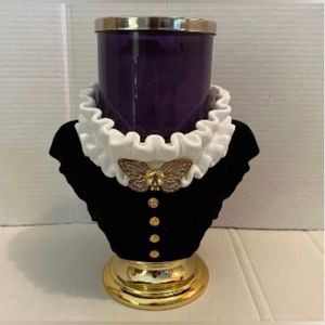Bath Body Works Victorian Halloween Bust 3 wick candle holder